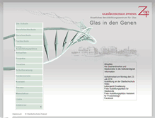 Tablet Screenshot of glasfachschule-zwiesel.com